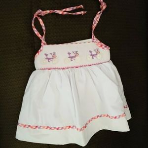 Oliver + June for 6m old White Bycle Dress